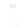 Lampe Sur Pied Design Trapo Métal une Lampe Cylindre Blanc Style Classique 