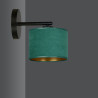 Applique Murale Design Hilde Métal une Lampe Cylindre Verte Style Moderne 