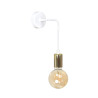 Suspension Design Vesio Métal une Lampe Boule Déporté Blanc Style Minimaliste 