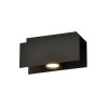 Plafonnier Design Kenno Métal une Lampe Rectangulaire Noire Style Minimaliste 