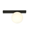 Plafonnier Design Fit Métal une Lampe Boule Blanche Style Minimaliste 