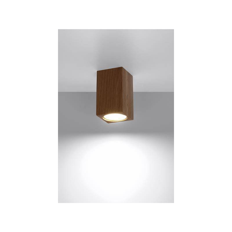 10 Downlight de surface KEKE GU10 - bois de chêne 