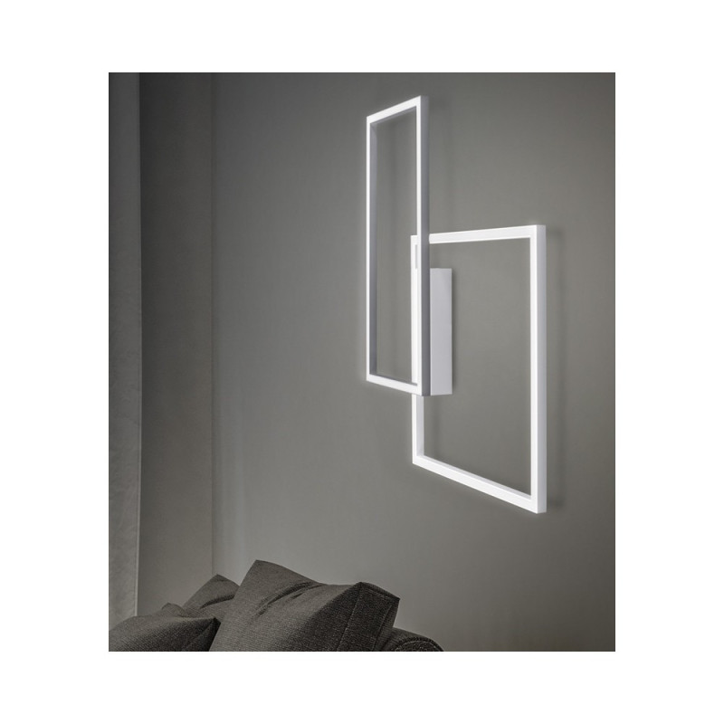 AKIRA LED petit plafond 35W noir ou blanc 