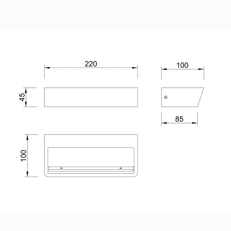 Applique ALTEA LED 21W 3000K - blanc 