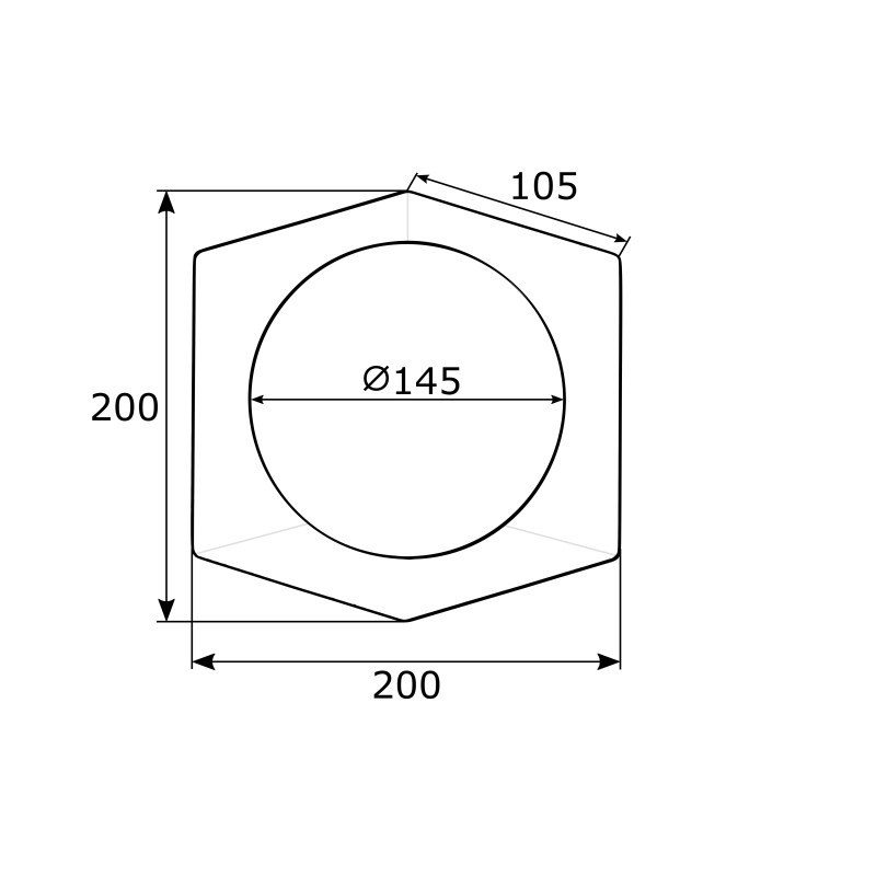 Applique CELIA LED 9W 3000K - bleu marine 