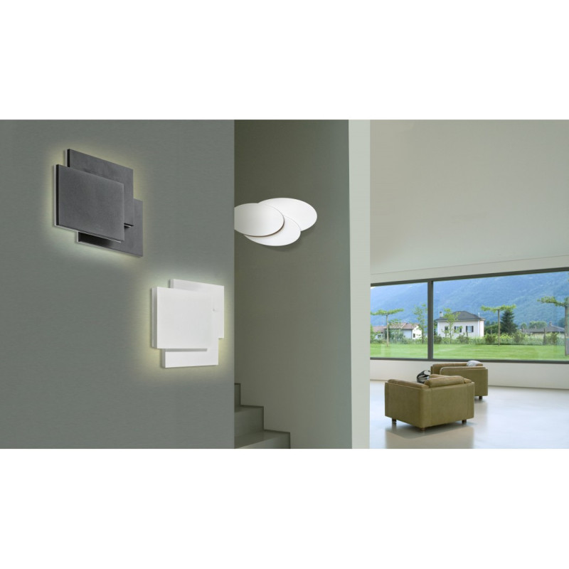 Applique CLOVER Ovale LED 12W blanc 