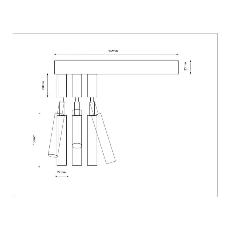 Applique DOHAR ALHA E 3xG9 - blanc / blanc 