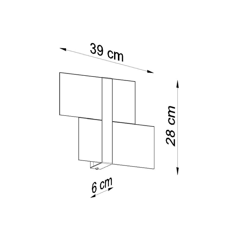 Applique MASSIMO 2xG9 - blanc 