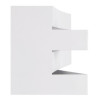 Applique murale décorative ALPEN LED 12W 4000K blanc 