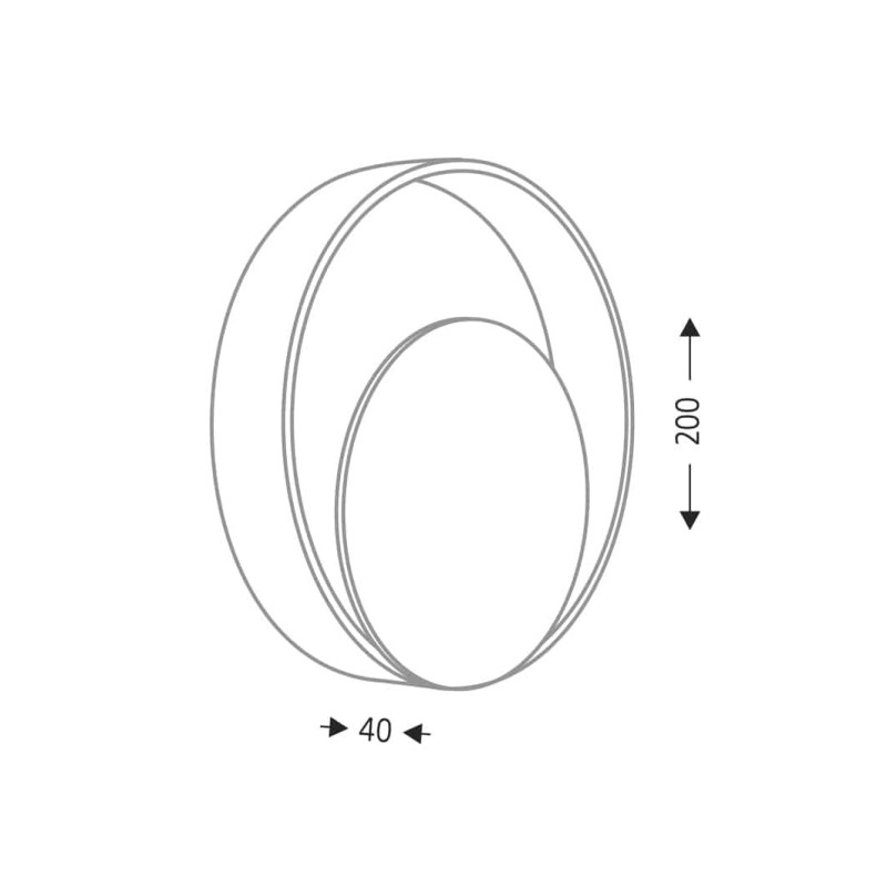 Applique OMONO 7915 LED 4.5W 3000K - blanc 