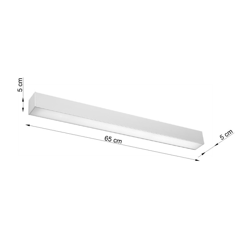 Applique PINNE LED 22W 3000K - aluminium 