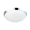 Applique RITA E27 2x20W IP65 blanc, chrome 