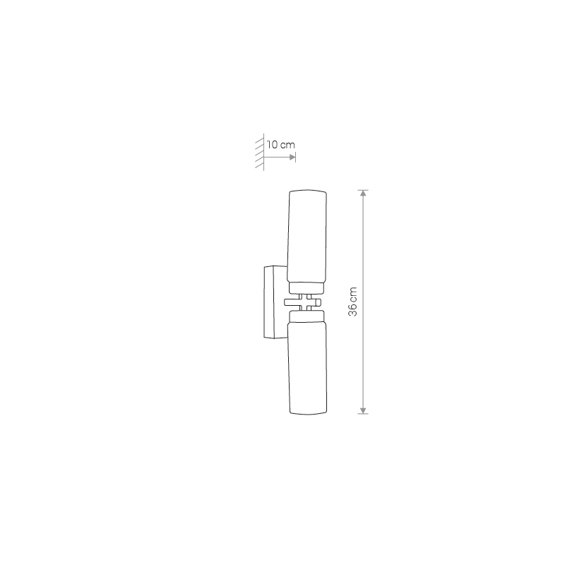 Applique salle de bain CELTIC 2xE14 IP44 - chrome 