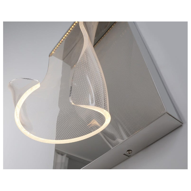 Applique SILK LED 2.4W 3000K - chrome / transparent 