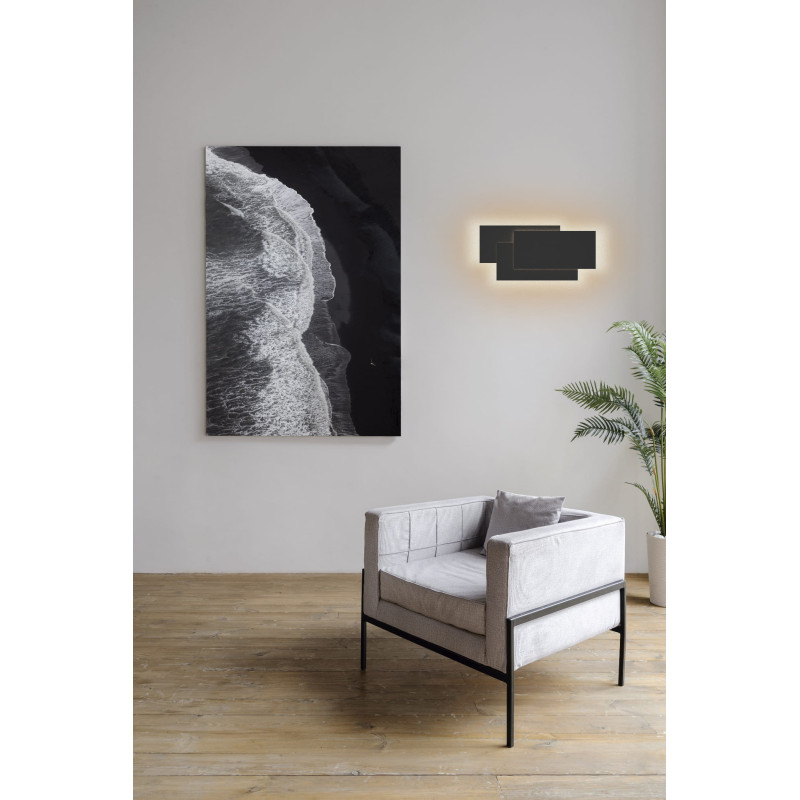 Applique TAHITI LED 36W 3000K - noir 