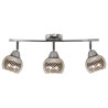 Bande lumineuse FORT 3xE14 - chrome 