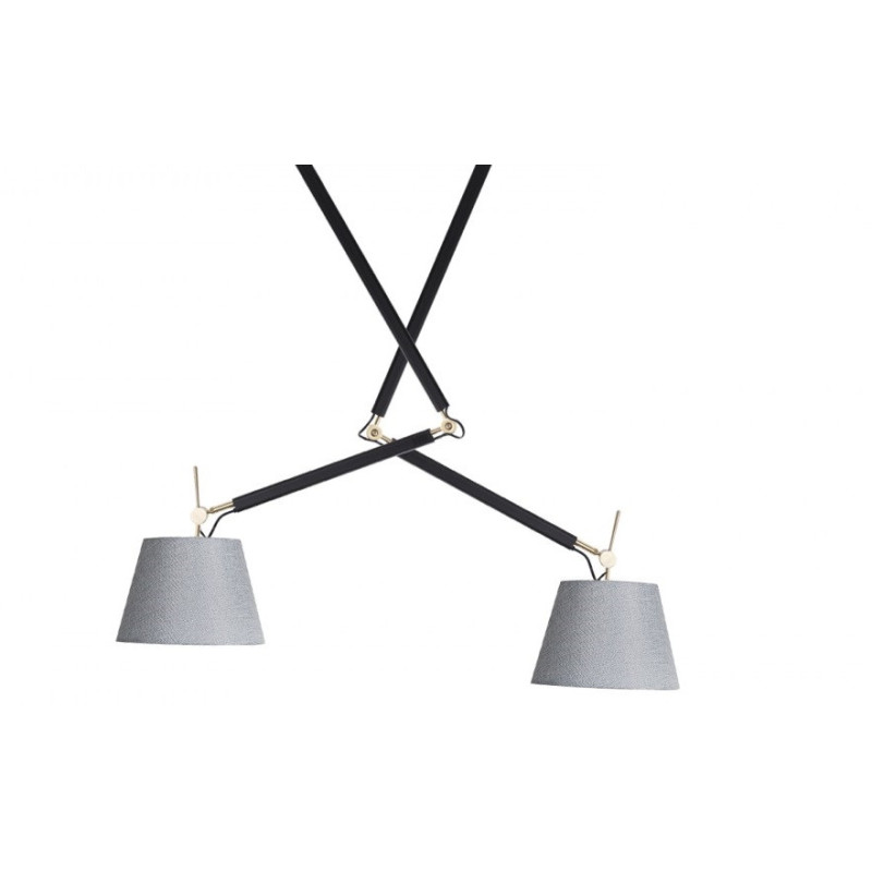 Corps Suspension design ZYTA 2 S PENDANT - noir / or