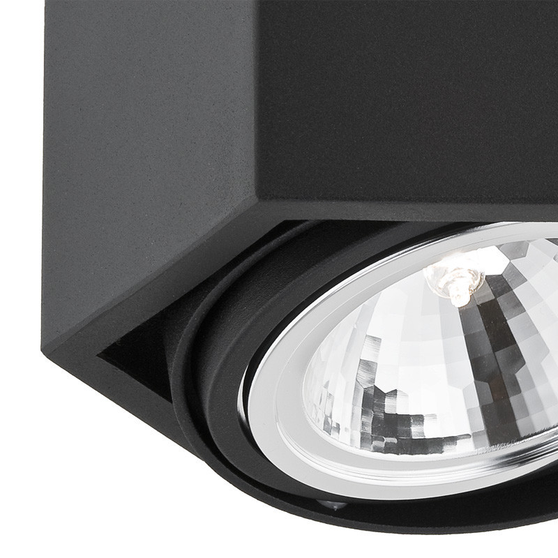 Downlight apparent ESPRESSO 3xG9 - noir 