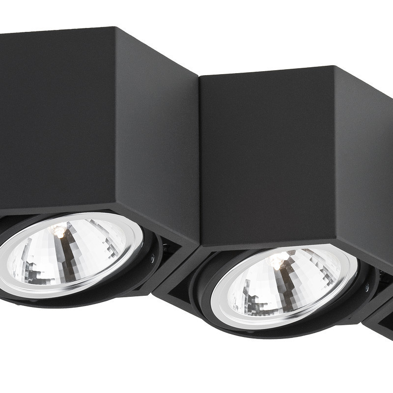 Downlight apparent ESPRESSO 3xG9 - noir 