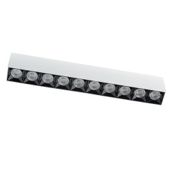 Downlight apparent MIDI LED 40W 3000K 36 ° CRI90 - blanc 