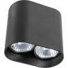 Downlight apparent PAG 2xGU10 - noir 