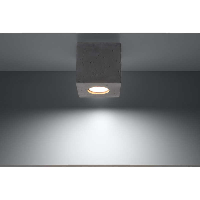 Downlight apparent QUAD 1 GU10 - béton 