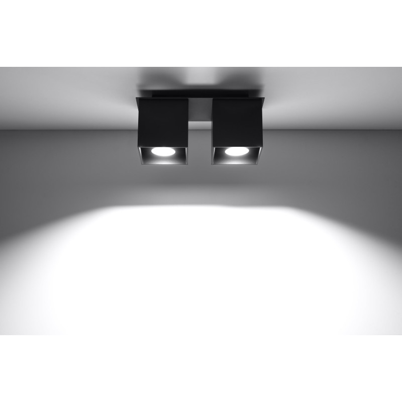 Downlight apparent QUAD 2 GU10 - noir 