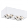 Downlight apparent RODOS PLUS 2xGU10 AR111 15W 3000K - blanc 