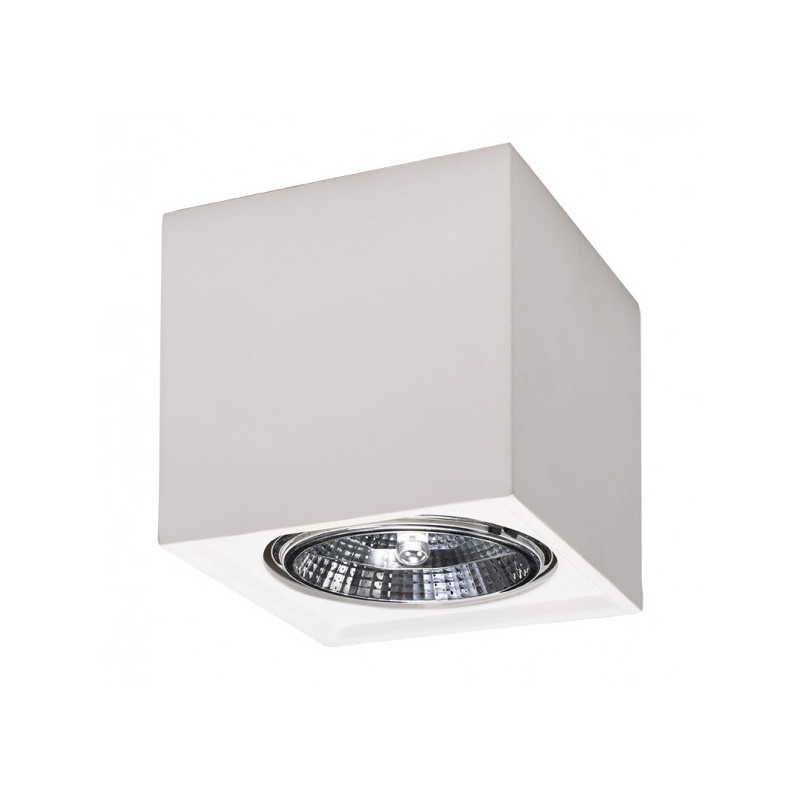 Downlight apparent SEIDA GU10 AR111 - blanc / céramique 