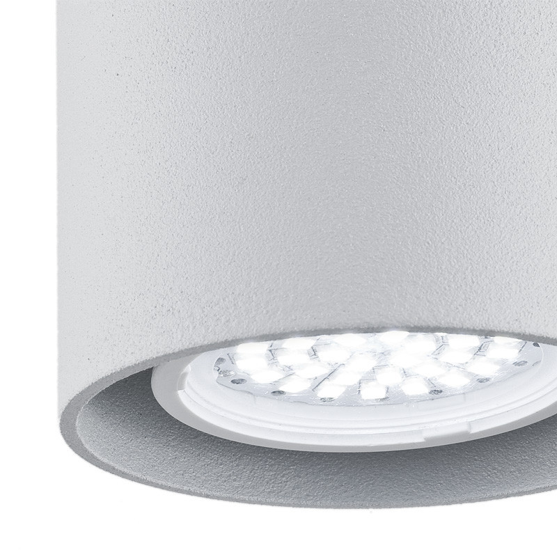 Downlight apparent TYBER GU10 - argent 