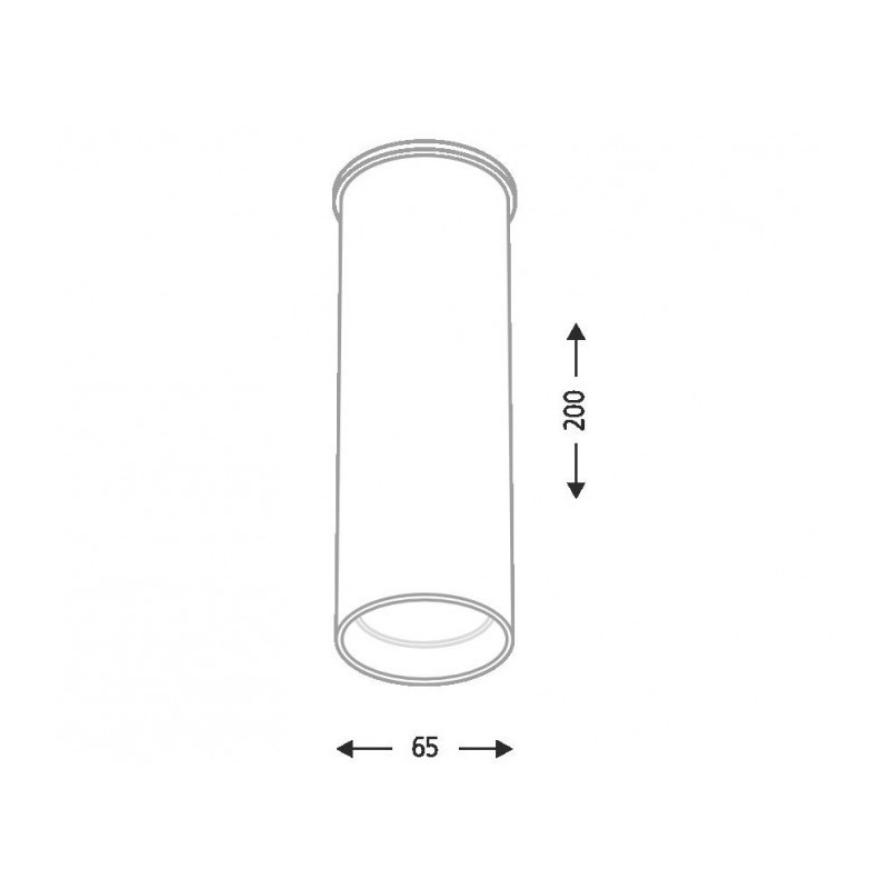 Downlight ARIDA 7009 GU10 - blanc 