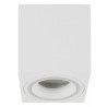 Downlight carré décoratif INDI GU10 blanc - anneau brillant 