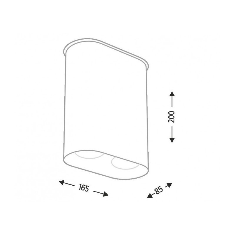 Downlight INAGI 7064 2xGU10 - blanc 