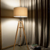 Lampadaire KLIMT PT1 E27 bois / beige 