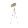 Lampadaire MALMO E27 - chrome / beige 