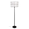 Lampadaire MARINERO E27 - noir / blanc 