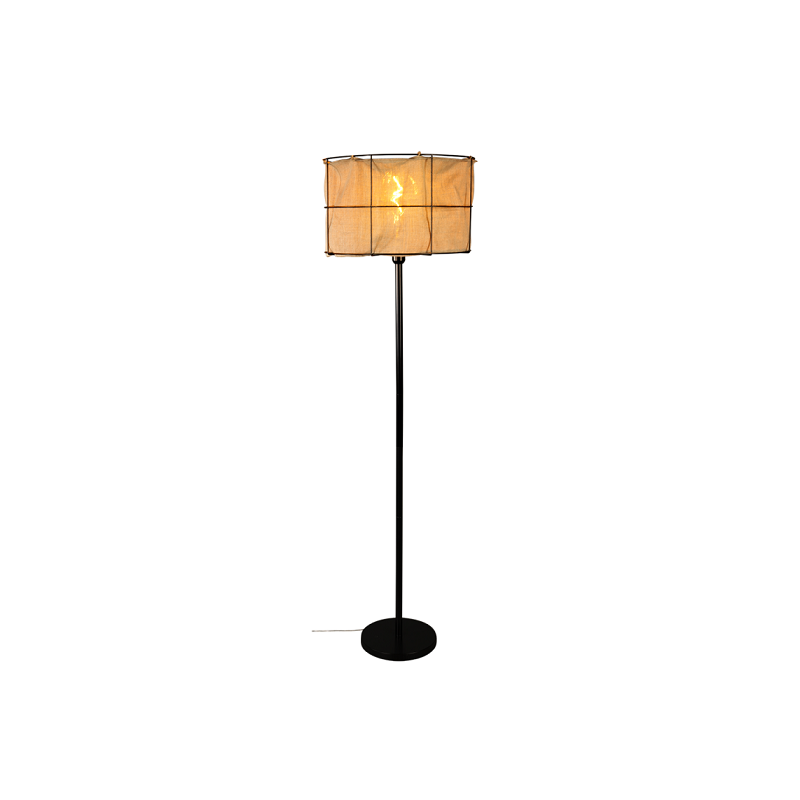 Lampadaire MARINERO E27 - noir / gris 