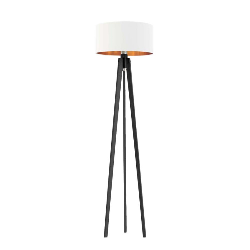 Lampadaire MIAMI GOLD E27 - blanc / blanc 