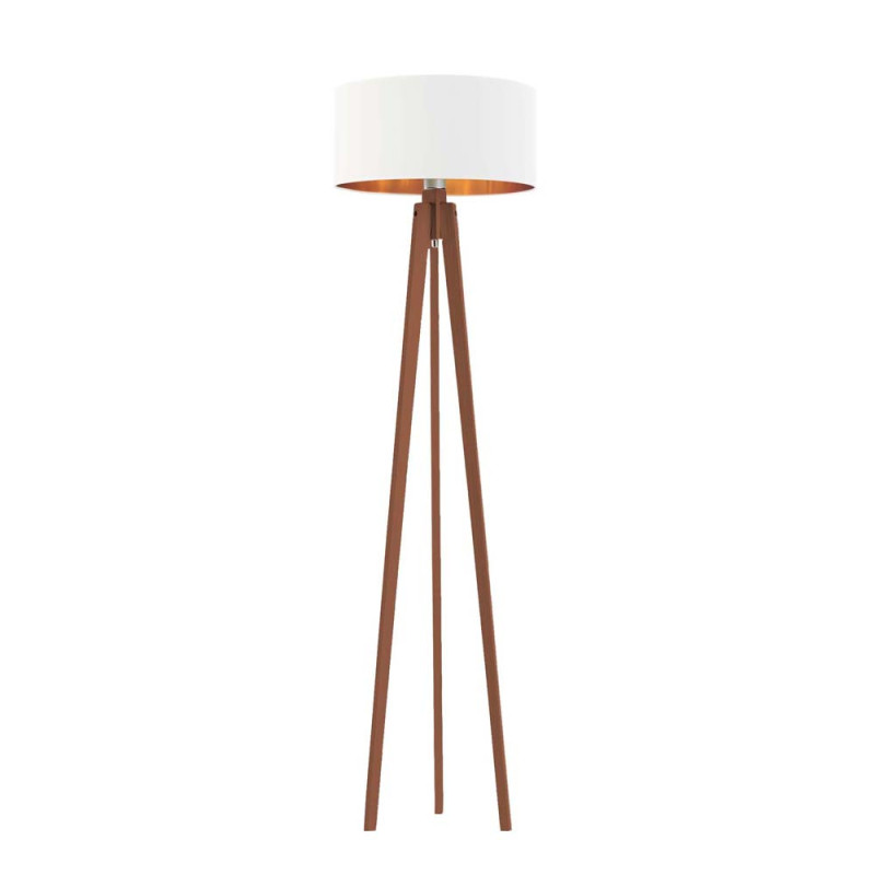 Lampadaire MIAMI GOLD E27 - blanc / blanc 