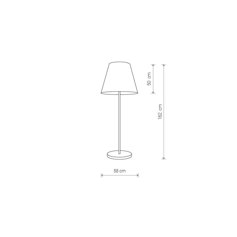 Lampadaire MOSS III 160 cm 3xE27 - noir 