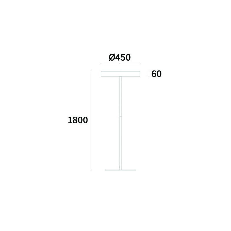 Lampadaire OSAKA LED 28W 3000K blanc 