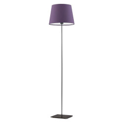 Lampadaire PALERMO E27 - noir / violet 