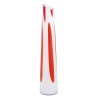 Lampadaire POLONIA 2xE27 - opale / rouge 