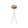 Lampadaire RUBEN E27 60W chrome / beige 