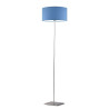 Lampadaire SOFIA E27 - chrome / bleu 