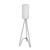 Lampadaire TRIPOD Ø28 E27 - noir / blanc 