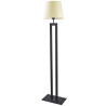 Lampadaire VEGAS E27 - noir / écru 