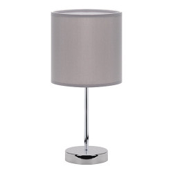 Lampe à poser AGNES E14 - gris / chrome 