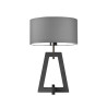 Lampe à poser CLIO E27 - gris / acier gris 