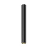 LOYA 55cm GU10 surface downlight - noir mat / or 